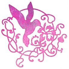 Cheery Lynn Designs - Lace Hummingbird Flourish Die