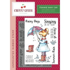 Cherry Green A6 Stamp - Frankie Rainy Day