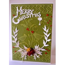 Couture Creations - Cardinal Kisses 5x7 Embossing Folder