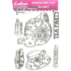Photopolymer A6 Stamp - Donna Ratcliff - Tea Party