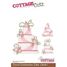 Cottage Cutz Dies - Tiered Celebration Cake