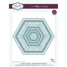 Sue Wilson Noble Collection Dies - Lavish Accented Hexagons