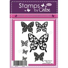 Stamps by Chloe -  Butterfly Background Builder - £5 Off Any 4 Chloe