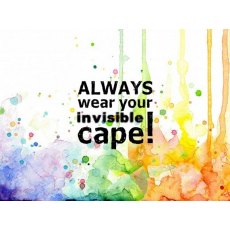 Visible Image Express Yourself Stamp - Invisible Cape