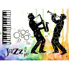 Visible Image Music Stamps - Jazz It Up