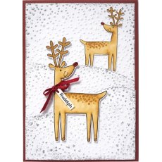 Woodware Clear Singles - Cheeky Reindeer Stamp