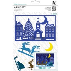 DoCrafts Xcut A5 Die Set - Build a Scene Special Delivery