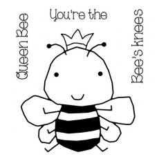 Woodware - Clear Magic - Queen Bee Stamp