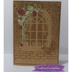 Crafter's Companion 5' x 7' 3D Embossing Folder Country Cottage