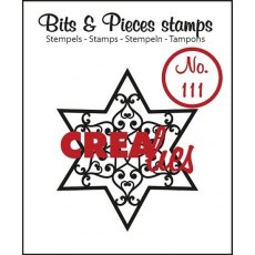 Crealies Bits & Pieces Stamp 111 - Star B CLBP111