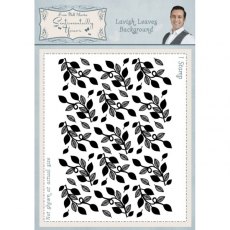 Phill Martin Sentimentally Yours Lavish Leaves Stamps - Background