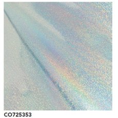 Couture Creations Heat Activated Foil Silver Iridescent Digital Finish  - 4 For £13 - CO725353