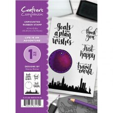 Crafters Companion Stacey Barras A6 Stamp - Life is an Adventure
