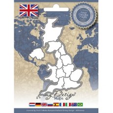 Amy Design Maps United Kingdom Die Set
