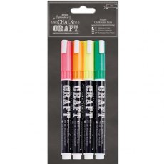 Papermania Liquid Chalk Board Pens Set of 4