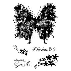 Woodware - Clear Magic - Butterfly Sparkle Stamp
