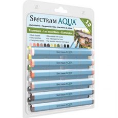 Spectrum Aqua Marker Pens 12 Pack Essentials Colours