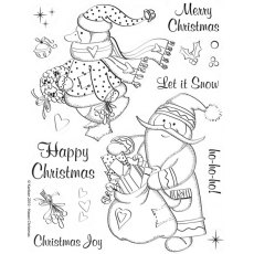 Kanban Clear Stamps - Happy Christmas STAMP9030