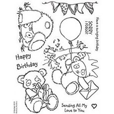 Kanban Clear Stamps - Birthday Bamboo STAMP-9008