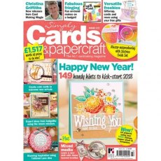 Simply Cards & Papercraft Magazine Issue 172 with FREE All Occasion Stamp Set