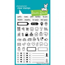 Lawn Fawn Clear Stamps - Plan On It