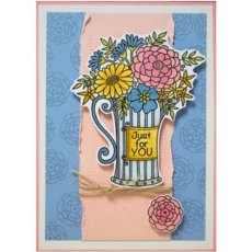 Woodware Clear Singles - Flowers in a Can Stamp