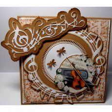 Amy Design Sounds of Music - Music Swirl Die