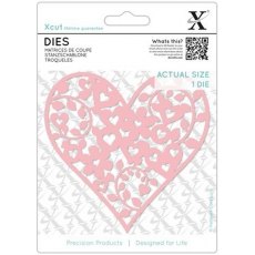 Docrafts Xcut Dies - Floral Love Heart