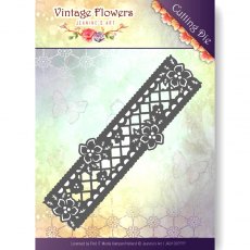 Jeanine's Art Vintage Flowers Dies - Floral Border