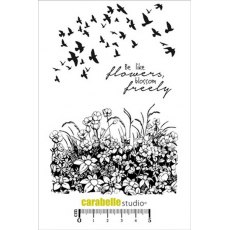 Carabelle Studio Cling Stamp A6 : Be As Flowers