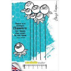 Carabelle Studio Cling Stamp A6 : There are always flowers by B.