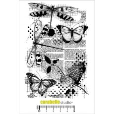 Carabelle Studio Cling Stamp A6 : Libellules et Papillons