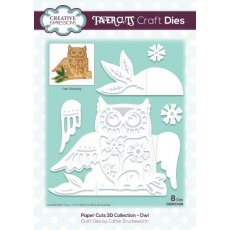 Creative Expressions Paper Cuts 3D Collection Owl Craft Die
