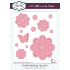 Creative Expressions Lisa Horton Cut and Lift Collection Floral Rounds Craft Die