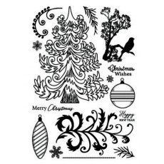 Dawn Bibby Creations - Christmas Forest A5 Clear Stamp
