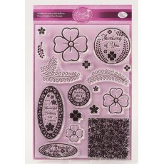 Dawn Bibby Creations - A5 Stamp Set - Wildflower & Beautiful Balloon Flower Garden