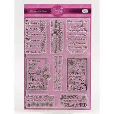 Dawn Bibby Creations - Floral Messages A5 Stamp Set