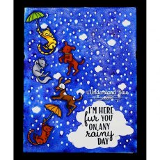 Hero Arts Frame Cuts Die Raining Cats and Dogs DI369 - Pair With CM151