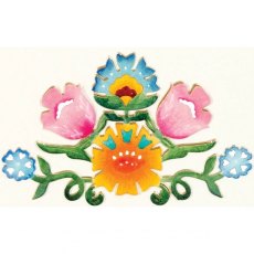 Spellbinders Lene Lok Folk Art Dies - Floral Bouquet S4-897