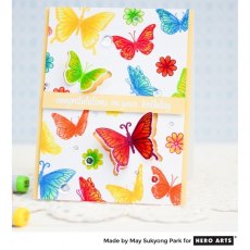 Hero Arts Butterfly Pair Stamp and Cut DC182