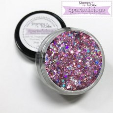 Stamps by Chloe Sparkelicious Glitter Raspberry Ripple - £5 Off Any 3