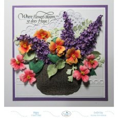 Elizabeth Crafts Designs - Garden Notes - Gathering Basket 1483