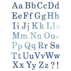 Stamperia A4 Stencil G - Alphabet - Various Font KSG327