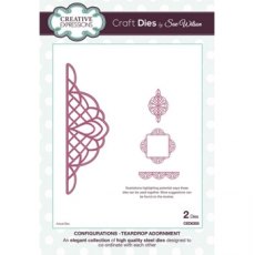 Creative Expressions Configurations Teardrop Adornment Die set by Sue Wilson - CLEARANCE