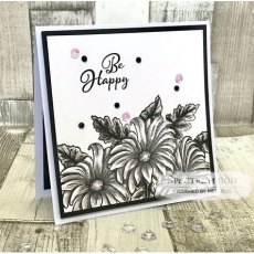 Ruth Norman A6 Rubber Stamps - Daisy Delight