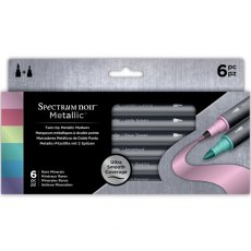 Spectrum Noir Metallic Markers - Rare Minerals 6 Pen Pack