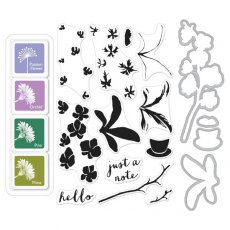 Hero Arts Colour Layering Orchid in a Pot Dies, Stamps & Ink Pads SB103