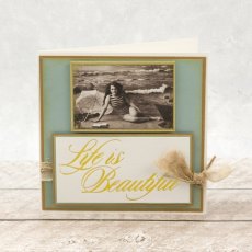 Ultimate Crafts Hotfoil Stamp Every Day Sentiments Life Is Beautiful