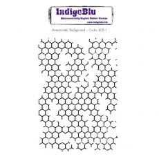 Indigoblu A6 Red Rubber - Honeycomb Background