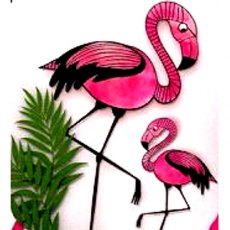 Aladine Clear Duo Stamp and Dies - Flamingo Set